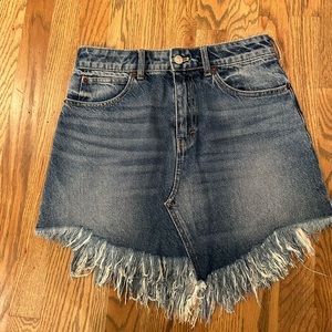 Free People Denim Skirt